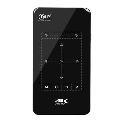 Full HD 4k 1080P DLP Pico Pocket Projector สมาร์ทมือถือ Android